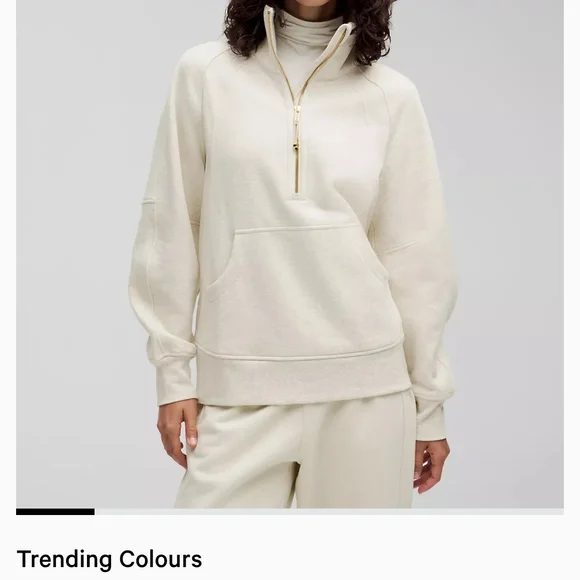 Lululemon Womens oversized Funnel-neck Half Zip - Picture 6 of 8